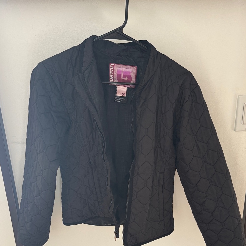 Burton Black Quilted Jacket